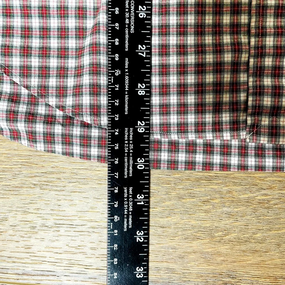 Polo Ralph Lauren Shirt Mens Large Plaid Button Front Long Sleeve Cotton Classic